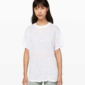 Lululemon all yours boyfriend tee veil